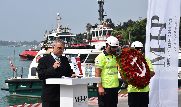 Mersin Uluslararası Limanı Kılavuz Kaptanlar Haftasını Kutladı